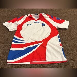Azzurri Sport Red White Jersey Top XL Men's Le Chili soccer SS athletic active